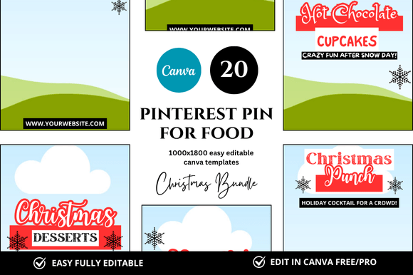 Elevate Your Holiday Pins with These Christmas Mockups