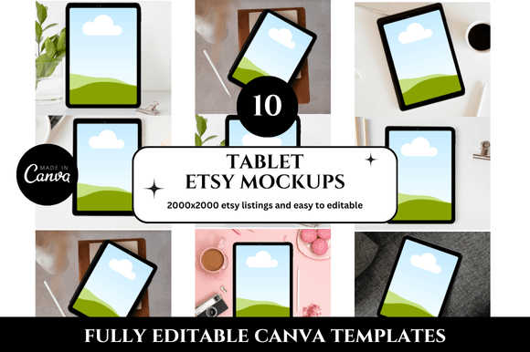 Transform Your Etsy Shop with Tablet Mockups